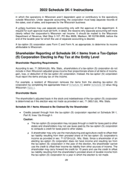 Instructions for Form IC-056 Schedule 5K-1 Tax-Option (S) Corporation Shareholder&#039;s Share of Income, Deductions, Credits, Etc. - Wisconsin, Page 29