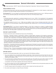 Instructions for Form I-025 Schedule FC Farmland Preservation Credit - Wisconsin, Page 2