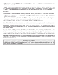 Instructions for Form I-023 Schedule OS Credit for Net Tax Paid to Another State - Wisconsin, Page 6