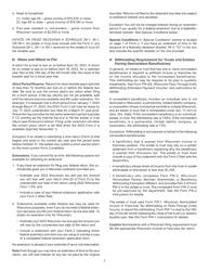 Instructions for Form 2, I-020, I-021 Schedule 2K-1 - Wisconsin, Page 3