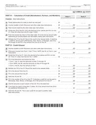 Form I-023 Schedule OS Credit for Net Tax Paid to Another State - Wisconsin, Page 2