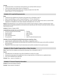 Instructions for Form T-P Wisconsin Telco Personal Property - Wisconsin, Page 4