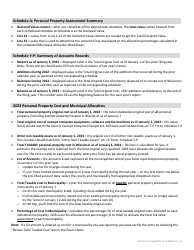 Instructions for Form T-P Wisconsin Telco Personal Property - Wisconsin, Page 6