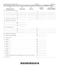 Form I-021 Schedule 2K-1 Beneficiary&#039;s Share of Income, Deductions, Etc. - Wisconsin, Page 2