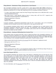 Instructions for Form WT-11, W-011 Nonresident Entertainer Withholding Report - Wisconsin, Page 2