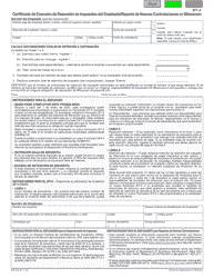 Document preview: Formulario WT-4 (WS-204) Certificado De Exencion De Retencion De Impuestos Del Empleado/Reporte De Nuevas Contrataciones En Wisconsin - Wisconsin (Spanish)
