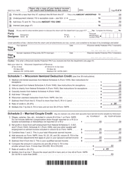 Form 1NPR (I-050I) Nonresident and Part-Year Resident Income Tax Return - Wisconsin, Page 4