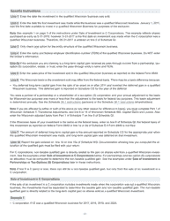 Instructions for Form I-077 Schedule QI Sale of Investment in a Qualified Wisconsin Business - Wisconsin, Page 2