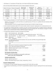 Instructions for Form I-077 Schedule QI Sale of Investment in a Qualified Wisconsin Business - Wisconsin, Page 3