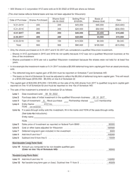 Instructions for Form I-077 Schedule QI Sale of Investment in a Qualified Wisconsin Business - Wisconsin, Page 4