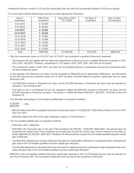 Instructions for Form I-077 Schedule QI Sale of Investment in a Qualified Wisconsin Business - Wisconsin, Page 8