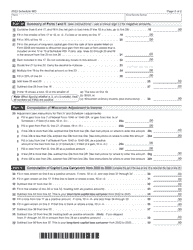 Form I-070I Schedule WD Capital Gains and Losses - Wisconsin, Page 2