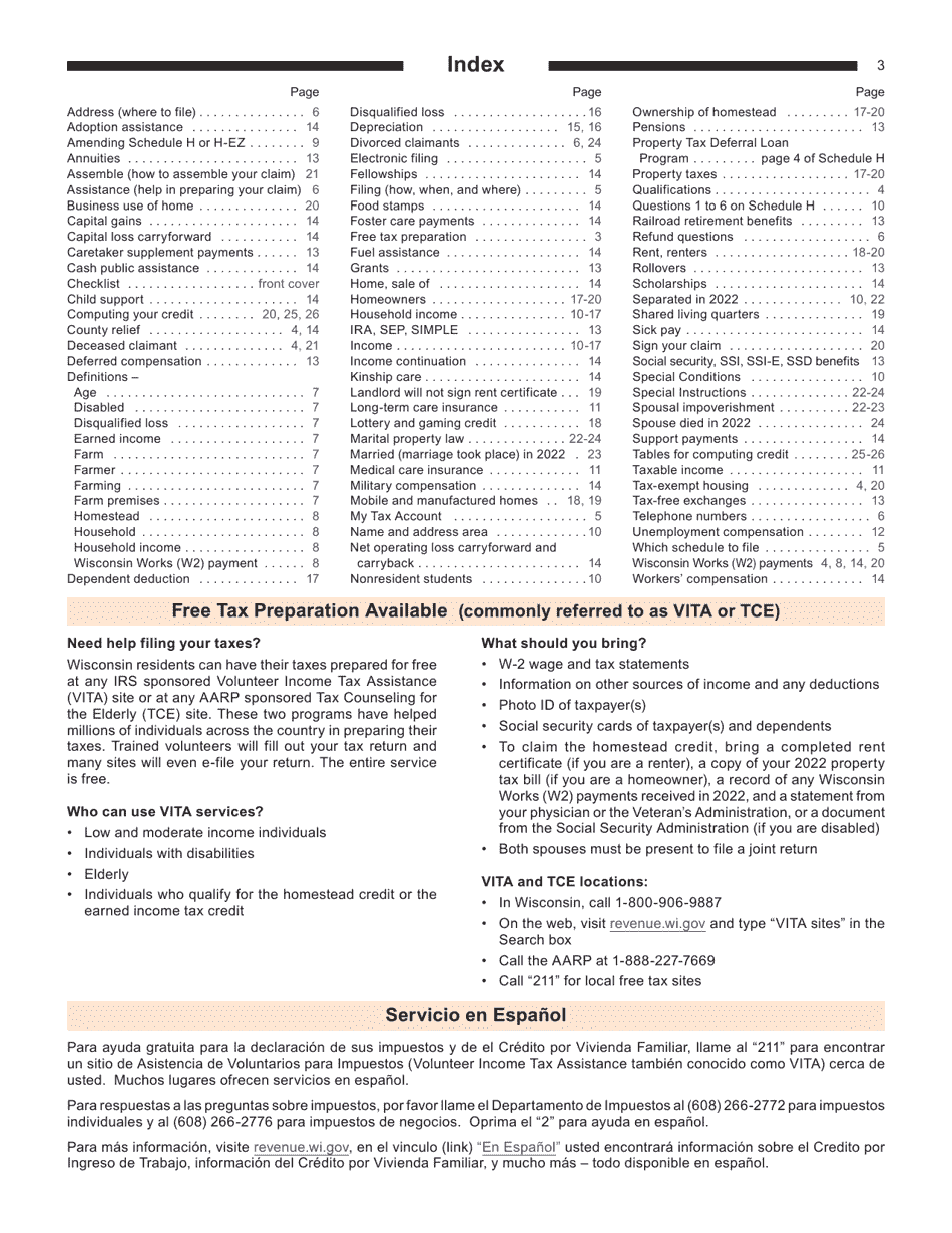Download Instructions for Form I016I, I015I Schedule H, HEZ PDF