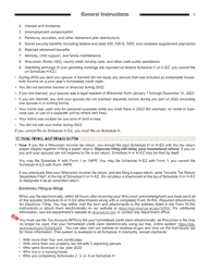 Instructions for Form I-016I, I-015I Schedule H, H-EZ - Wisconsin, Page 5