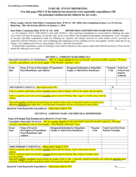 Form LR-ER Lobbyist Quarterly Expense Report - North Carolina, Page 3