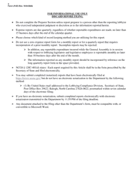 Form LR-EZ Lobbyist Videoconferencing Notarization Zero Expense Report - Short Form - North Carolina, Page 2