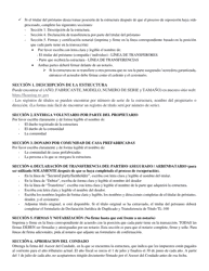 Form TL-101A Transfer Without Sale Affidavit - Nevada (English/Spanish), Page 2