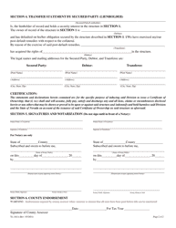 Form TL-101A Transfer Without Sale Affidavit - Nevada (English/Spanish), Page 5