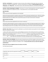 Form TL-100 (B) Transfer Title Affidavit - Nevada, Page 2