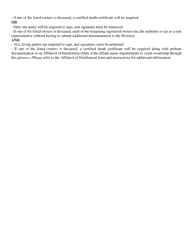 Form TL-103 Title Correction Affidavit - Nevada, Page 2