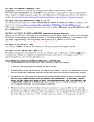 Form C-600 Complaint Instructions - Nevada, Page 2