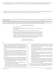 BLM Form 2740-1 Application for Land for Recreation or Public Purposes, Page 2