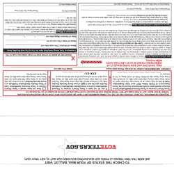 Form 6-15 Carrier Envelope for Early Voting Ballot - Texas (English/Vietnamese), Page 3