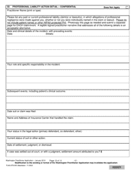 Form F245-479-000 Washington Practitioner Attestation Questions - Washington, Page 2