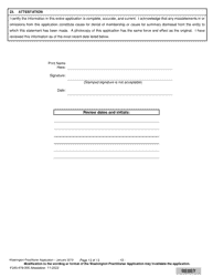 Form F245-479-000 Washington Practitioner Attestation Questions - Washington, Page 3