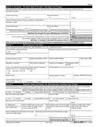 IRS Form 433-A (OIC) Collection Information Statement for Wage Earners and Self-employed Individuals, Page 4