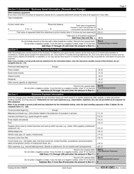 IRS Form 433-B (OIC) Collection Information Statement for Businesses, Page 4