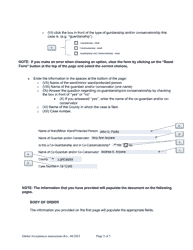 Instructions for Global Acceptance Form - Nebraska, Page 2
