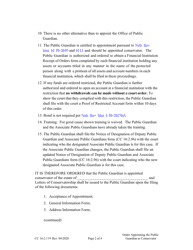 Form CC16:2.119 Order Appointing the Public Guardian as Conservator - Nebraska, Page 2