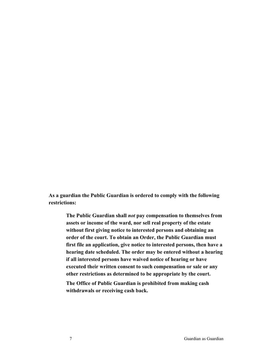 Form CC16:2.117 Order Appointing the Public Guardian as Guardian - Nebraska, Page 5