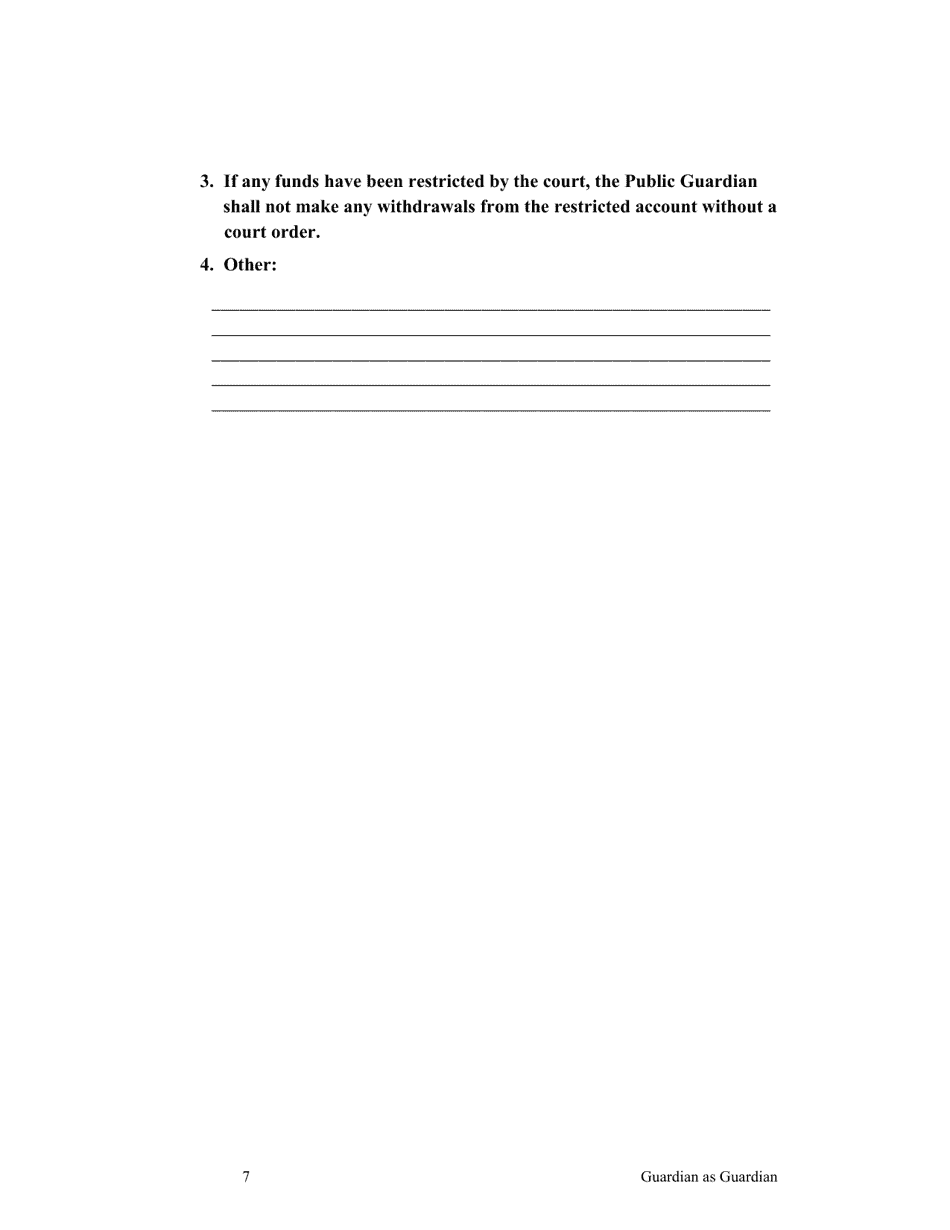 Form CC16:2.117 Order Appointing the Public Guardian as Guardian - Nebraska, Page 6