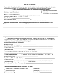 Form CC16:2.36 Annual Packet D - Guardianship and Conservatorship Annual Reporting Forms - Nebraska, Page 2