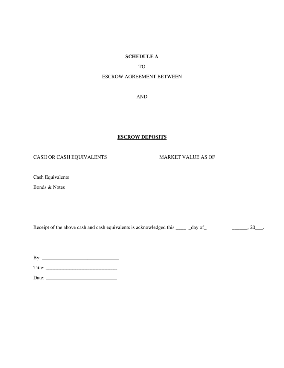 Escrow Agreement - Delaware, Page 4