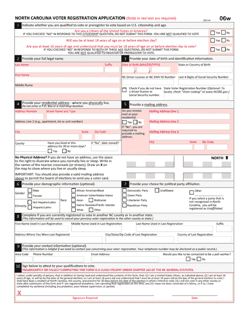 Form 06W  Printable Pdf