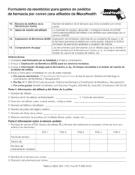 Formulario BCRF-1 Formulario De Reembolso Para Gastos De Pedidos De Farmacia Por Correo Para Afiliados De Masshealth - Massachusetts (Spanish), Page 2