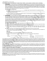 Form OCFS-LDSS-4782 Notice of Intent to Discontinue Child Care Benefits - Sample - New York, Page 2