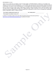Form OCFS-LDSS-4782 Notice of Intent to Discontinue Child Care Benefits - Sample - New York, Page 4