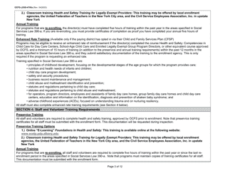 Instructions for Form OCFS-LDSS-4700 Enrollment Form for Legally Exempt Group Child Care Program - New York, Page 3