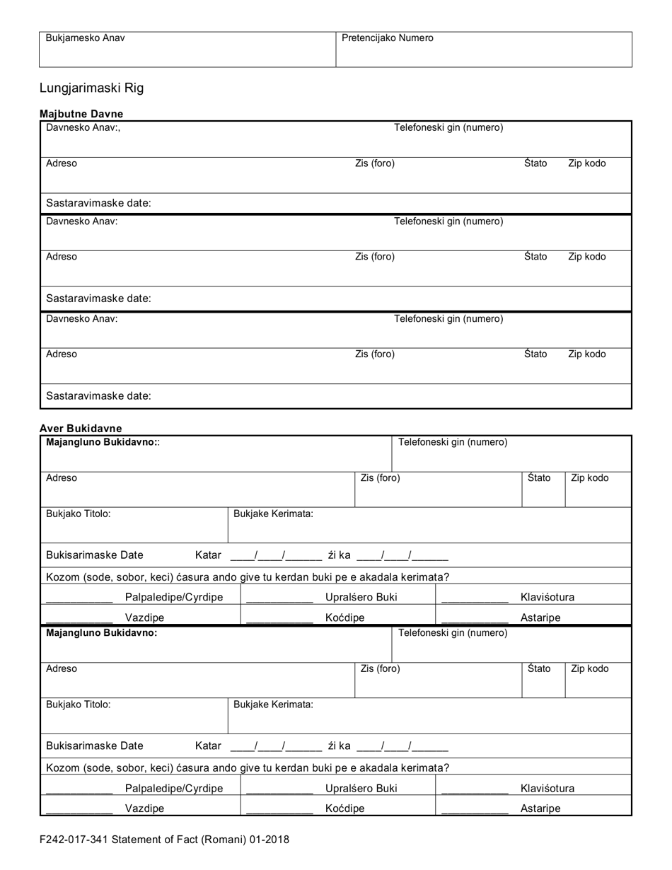 Form F242-017-341 Statement of Facts - Washington (Romani), Page 4