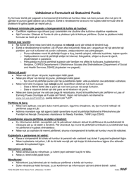 Form F242-052-200 Work Status Form - Washington (Albanian), Page 2