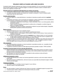 Form F242-052-248 Work Status Form - Washington (Italian), Page 2