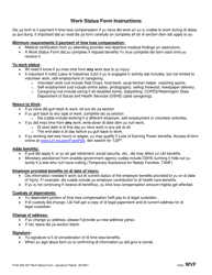 Form F242-052-337 Work Status Form - Washington (Jamaican Patois), Page 2