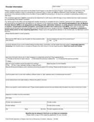 Form F242-079-200 Application to Reopen Claim Due to Worsening of Condition - Washington (English/Amharic), Page 2
