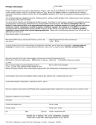 Form F242-079-214 Application to Reopen Claim Due to Worsening of Condition - Washington (English/Cambodian), Page 2