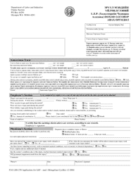 Document preview: Form F242-208-278 Application for L.e.p. Compensation Med - Washington (English/Mongolian)