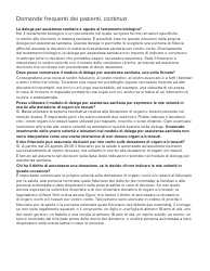 Form 1409 Health Care Proxy Designation Form - New York (Italian), Page 5
